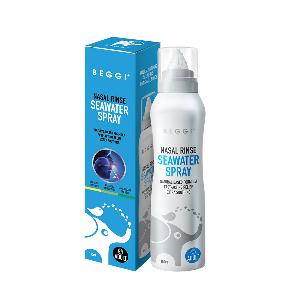 BEGGI Nasal Rinse Seawater Spray (Adult) 100ml